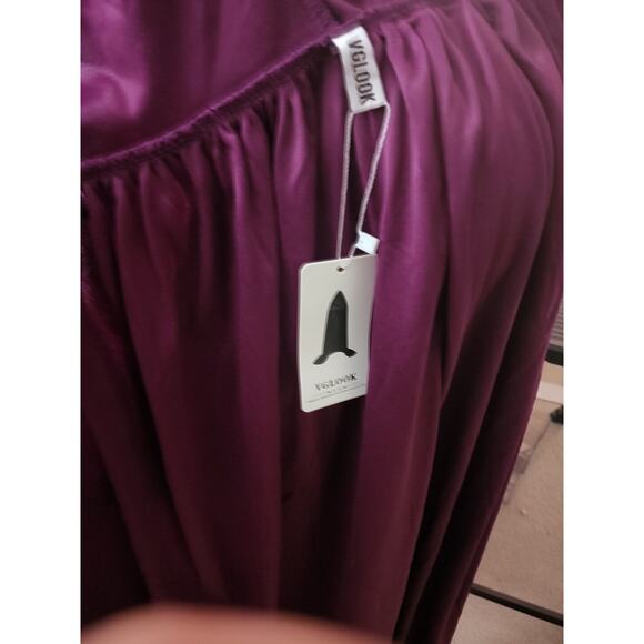 Halloween Vampire Witch Hooded Cloak Full Long Velvet Cape Cosplay Costumes - Picture 5 of 8